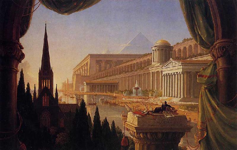 Thomas Cole The Architects Dream oil painting picture
